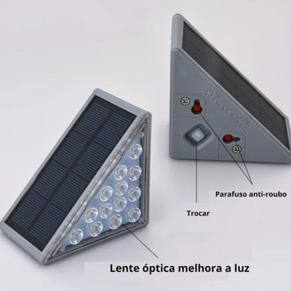 Lâmpada Solar de led para escadas ao ar livre - Image 4