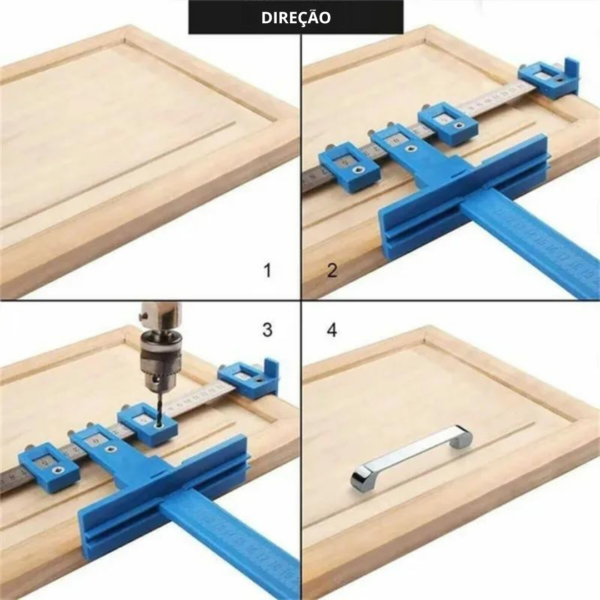 Localizador multifuncional para madeira - Guias De Brocas - Image 7