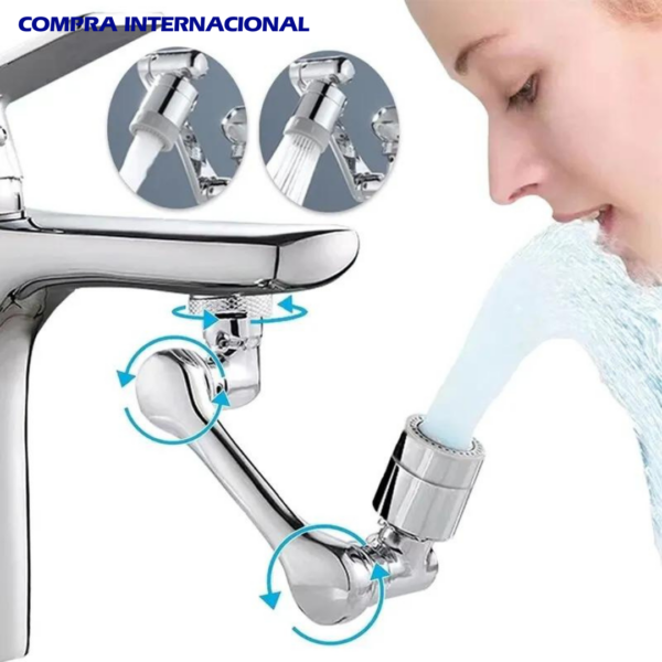 Extensor De Torneiras 1080º Universal Arejador Giratório